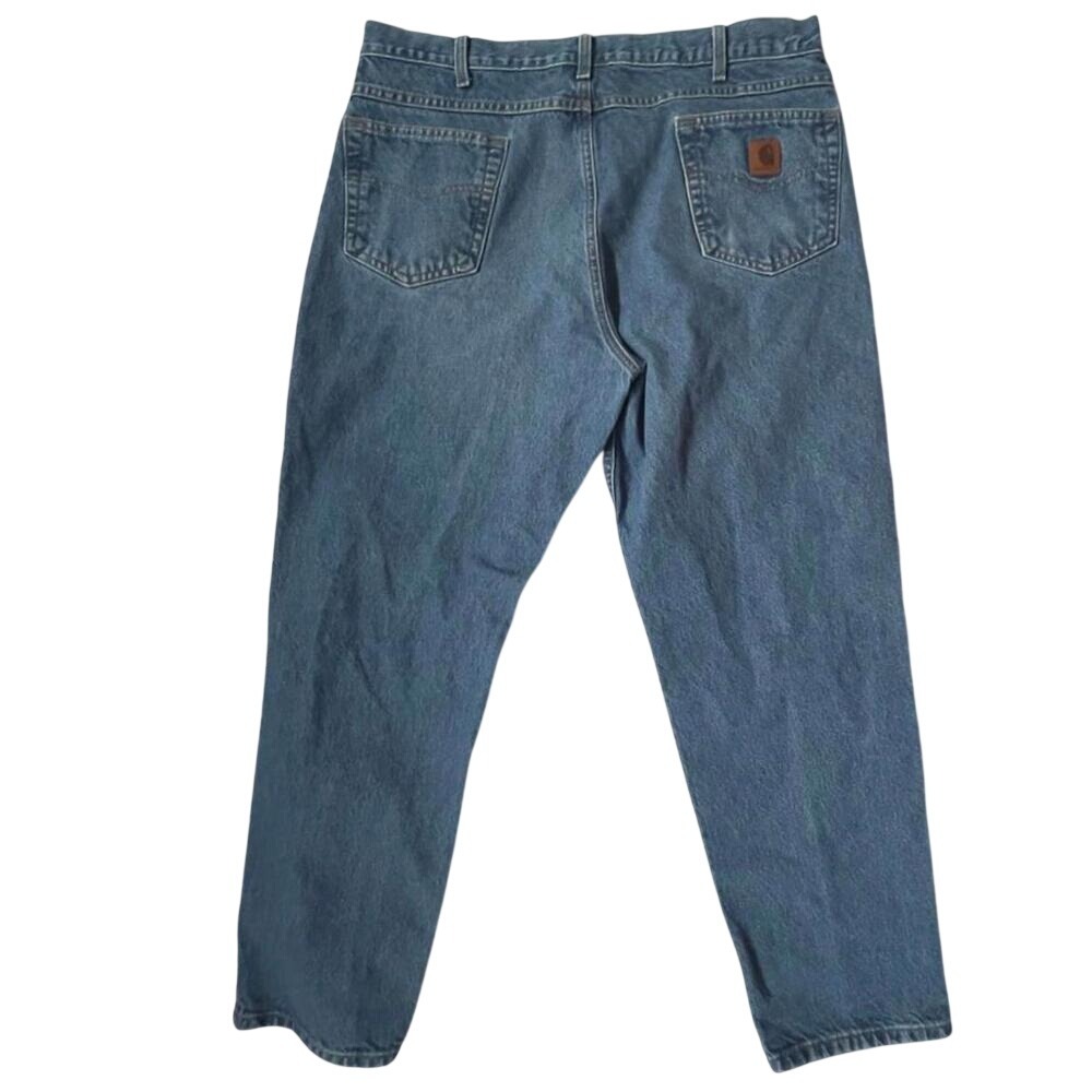 Carhartt Relaxed Fit Jeans Blue Medium Wash Denim 40x32